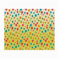 Colorful Balloons Backlground Small Glasses Cloth by TastefulDesigns