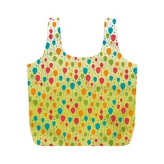 Colorful Balloons Backlground Full Print Recycle Bags (m)  by TastefulDesigns