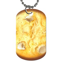 White Chocolate Chip Lemon Cookie Novelty Dog Tag (one Side)