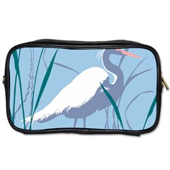 Egret Toiletries Bags 2-side by WaltCurleeArt