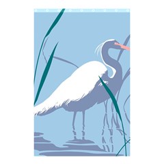 Egret Shower Curtain 48  X 72  (small)  by WaltCurleeArt