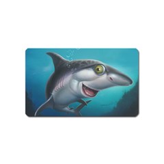 Sharky Magnet (name Card) by WaltCurleeArt