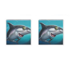 Sharky Cufflinks (square)