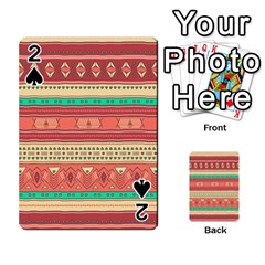 Hand Drawn Ethnic Shapes Pattern Playing Cards 54 Designs  by TastefulDesigns