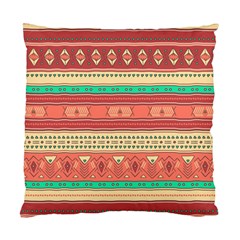 Hand Drawn Ethnic Shapes Pattern Standard Cushion Case (one Side)