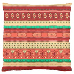 Hand Drawn Ethnic Shapes Pattern Standard Flano Cushion Case (one Side)