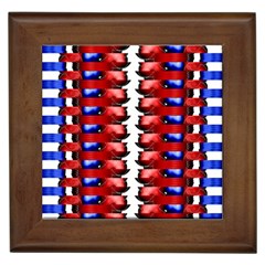 The Patriotic Flag Framed Tiles by SugaPlumsEmporium