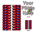 The Patriotic Flag Multi-purpose Cards (Rectangle)  Front 32