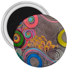 Rainbow Passion 3  Magnets by SugaPlumsEmporium