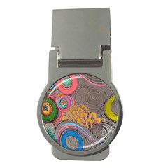 Rainbow Passion Money Clips (round)  by SugaPlumsEmporium