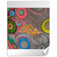 Rainbow Passion Canvas 12  X 16   by SugaPlumsEmporium