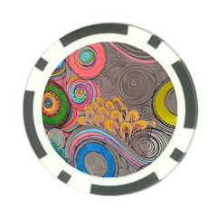 Rainbow Passion Poker Chip Card Guards (10 Pack)  by SugaPlumsEmporium