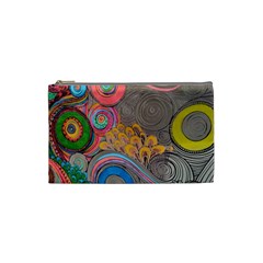 Rainbow Passion Cosmetic Bag (small)  by SugaPlumsEmporium