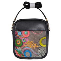 Rainbow Passion Girls Sling Bags by SugaPlumsEmporium