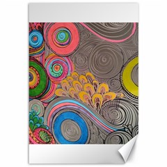 Rainbow Passion Canvas 12  X 18   by SugaPlumsEmporium