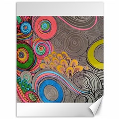 Rainbow Passion Canvas 36  X 48   by SugaPlumsEmporium