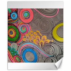 Rainbow Passion Canvas 11  X 14   by SugaPlumsEmporium