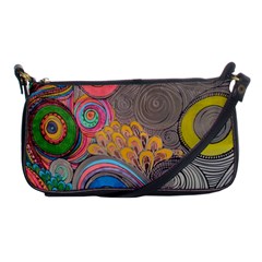 Rainbow Passion Shoulder Clutch Bags by SugaPlumsEmporium