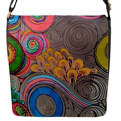 Rainbow Passion Flap Messenger Bag (s) by SugaPlumsEmporium