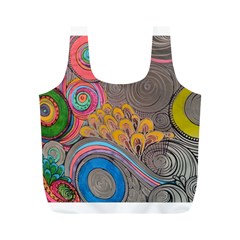 Rainbow Passion Full Print Recycle Bags (m)  by SugaPlumsEmporium