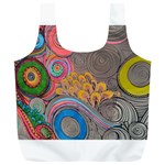 Rainbow Passion Full Print Recycle Bags (L)  Back