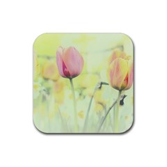 Softness Of Spring Rubber Coaster (square) 