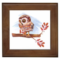 Owl Framed Tiles