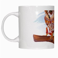 Owl White Mugs by TastefulDesigns