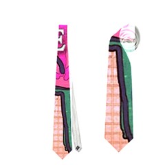 Two Lips   Tulips Neckties (two Side)  by SugaPlumsEmporium