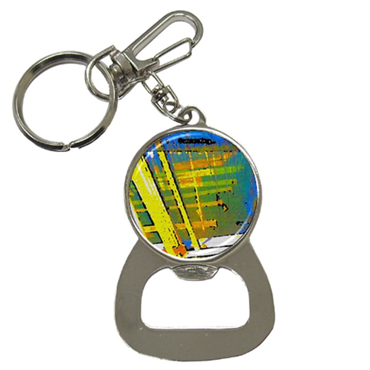 Pretty in Yellow Bottle Opener Key Chain