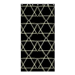 Star Of David   Shower Curtain 36  X 72  (stall)  by SugaPlumsEmporium