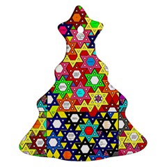 Star Of David Christmas Tree Ornament (2 Sides)