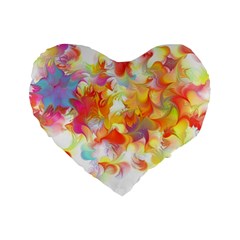 Hawaiian Flair Standard 16  Premium Heart Shape Cushion 