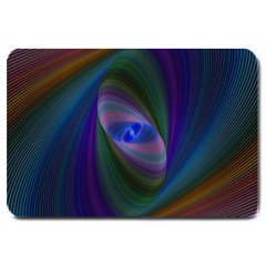Eye Of The Galactic Storm Large Doormat  by StuffOrSomething