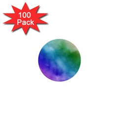 Rainbow Watercolor 1  Mini Buttons (100 pack) 