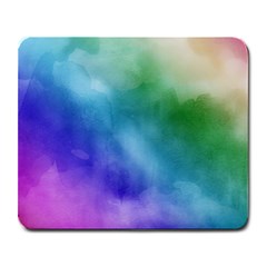 Rainbow Watercolor Large Mousepads