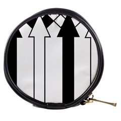 Funny Black And White Stripes Diamonds Arrows Mini Makeup Bags by yoursparklingshop