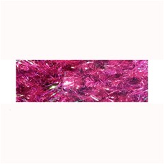 Festive Hot Pink Glitter Merry Christmas Tree  Large Bar Mats by yoursparklingshop