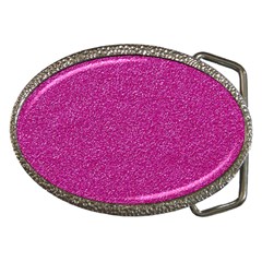 Metallic Pink Glitter Texture Belt Buckles