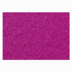 Metallic Pink Glitter Texture Large Glasses Cloth (2-side) by yoursparklingshop