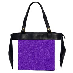 Festive Purple Glitter Texture Office Handbags (2 Sides)  by yoursparklingshop