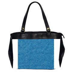 Festive Blue Glitter Texture Office Handbags (2 Sides)  by yoursparklingshop