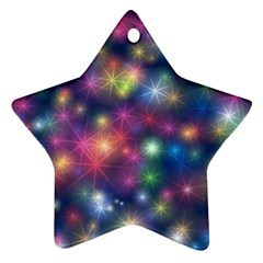 Starlight Shiny Glitter Stars Star Ornament (two Sides)  by yoursparklingshop