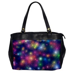 Starlight Shiny Glitter Stars Office Handbags by yoursparklingshop