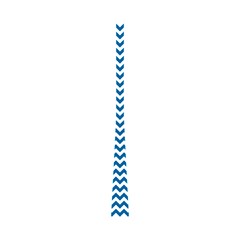 Dark Blue White Chevron  Neckties (two Side) 