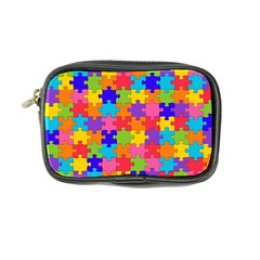 Funny Colorful Puzzle Pieces Coin Purse by yoursparklingshop