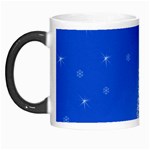 Blue White Christmas Tree Morph Mugs Left