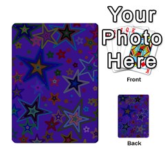 Purple Christmas Party Stars Multi-purpose Cards (rectangle) 