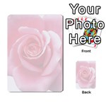 Pink White Love Rose Multi-purpose Cards (Rectangle)  Back 10