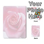 Pink White Love Rose Multi-purpose Cards (Rectangle)  Back 20